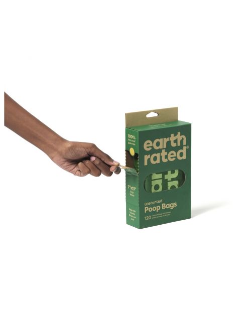 Earth Rated Poepzakjes Met Handvat - Hondenpoepzakjes - 120 Zakjes