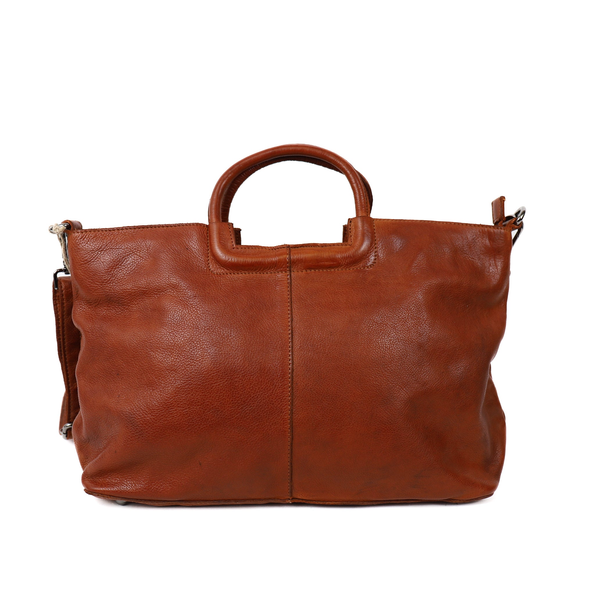 Hand-/schoudertas 'Jasmijn' L cognac Cognac