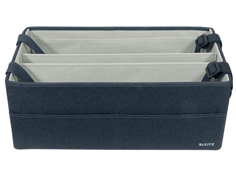 Leitz Faltbox Fabric Desksharing Aufbewahrungsbox Dunkelgra Faltbare Aufbewahrungstasche