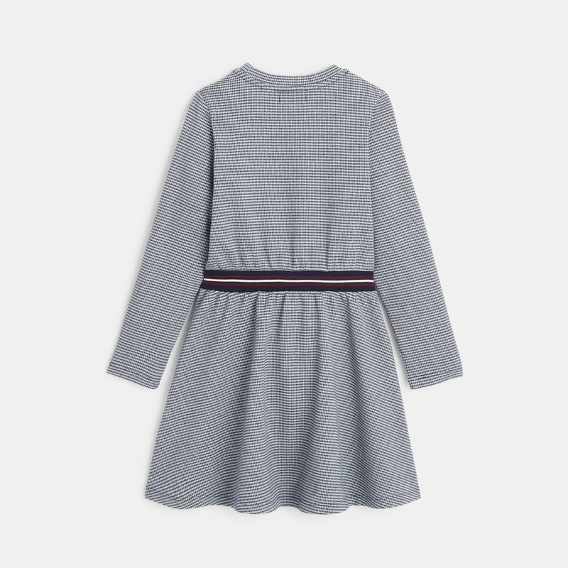 Robe en jacquard bleue fille Chipie