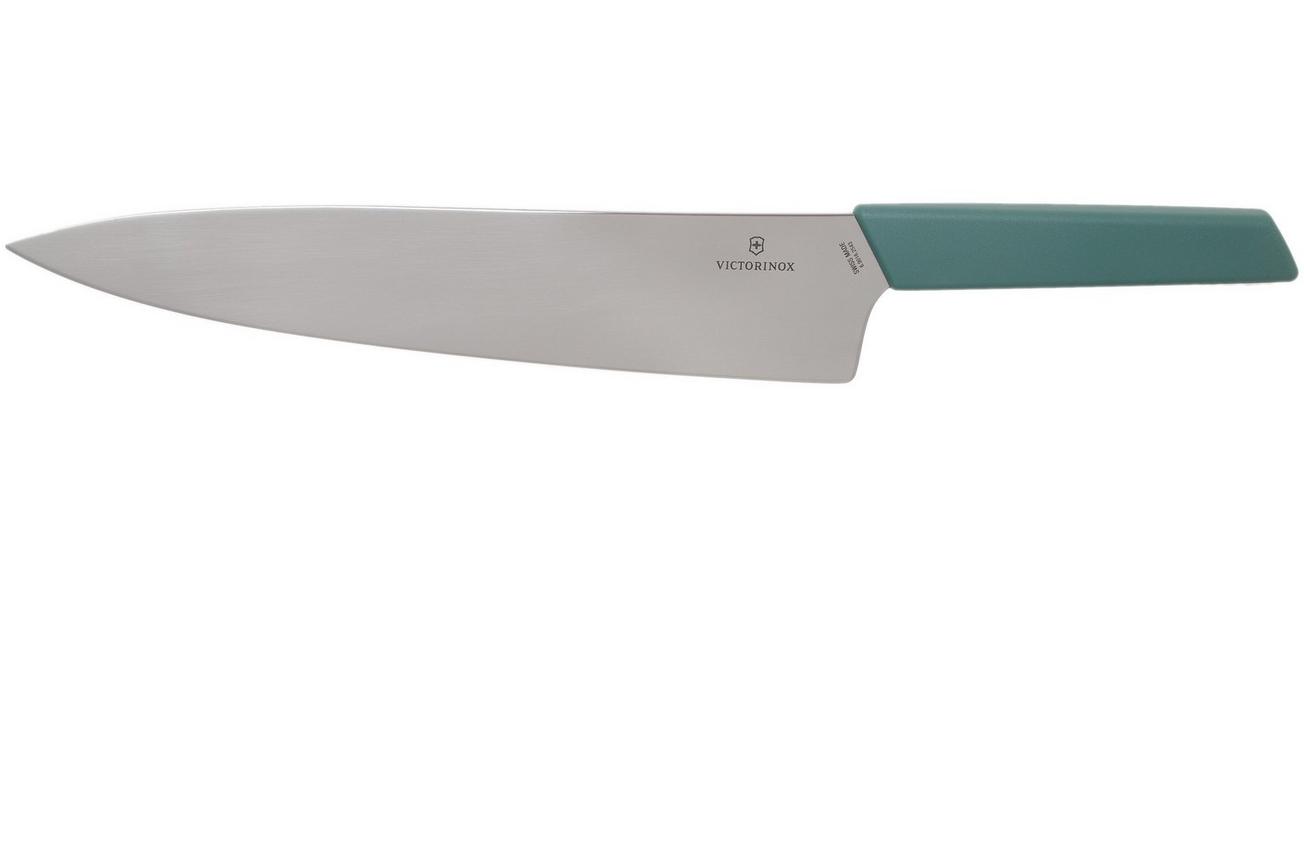 Victorinox Swiss Modern 6.9016.2543B vleesmes 25cm, lichtblauw