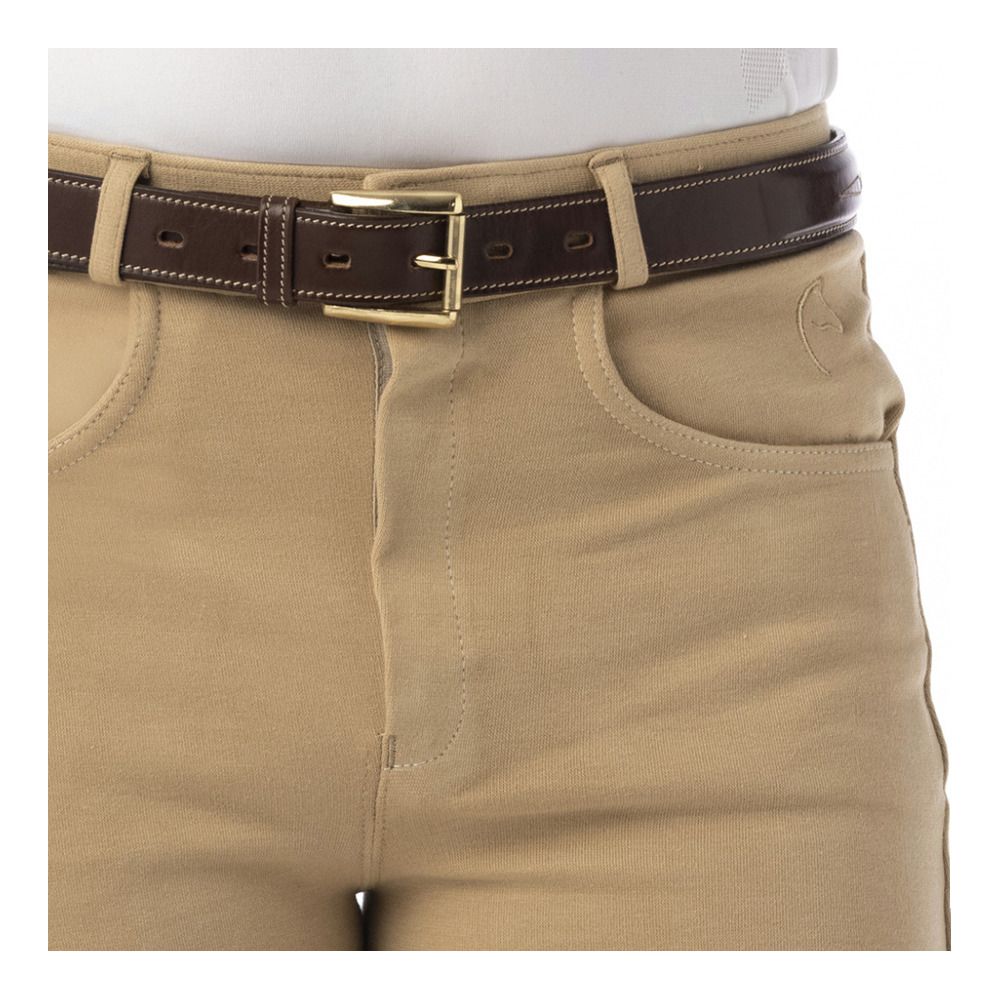 Equitheme PRO - Pantalon fond de peau Homme taupe