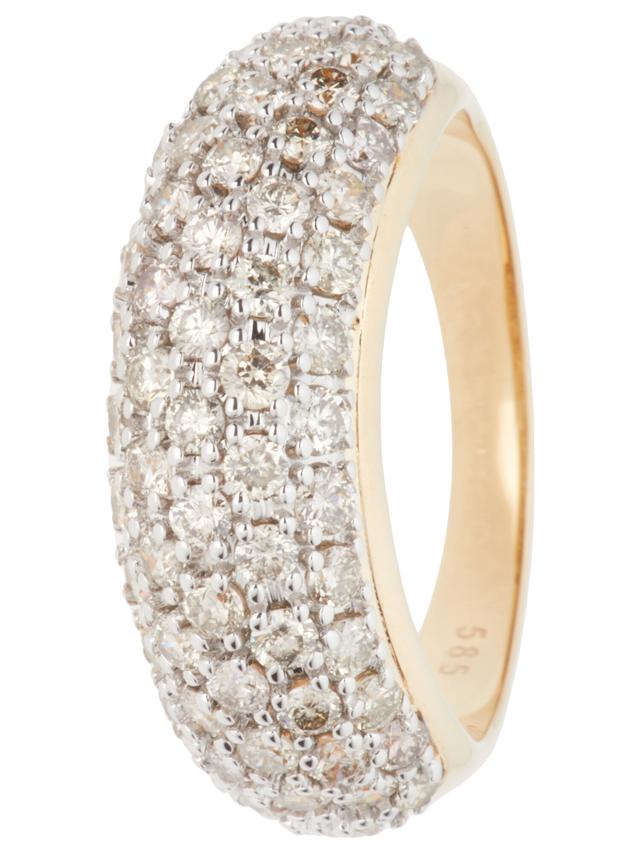 Pavé-Ring, 63 Brillanten
