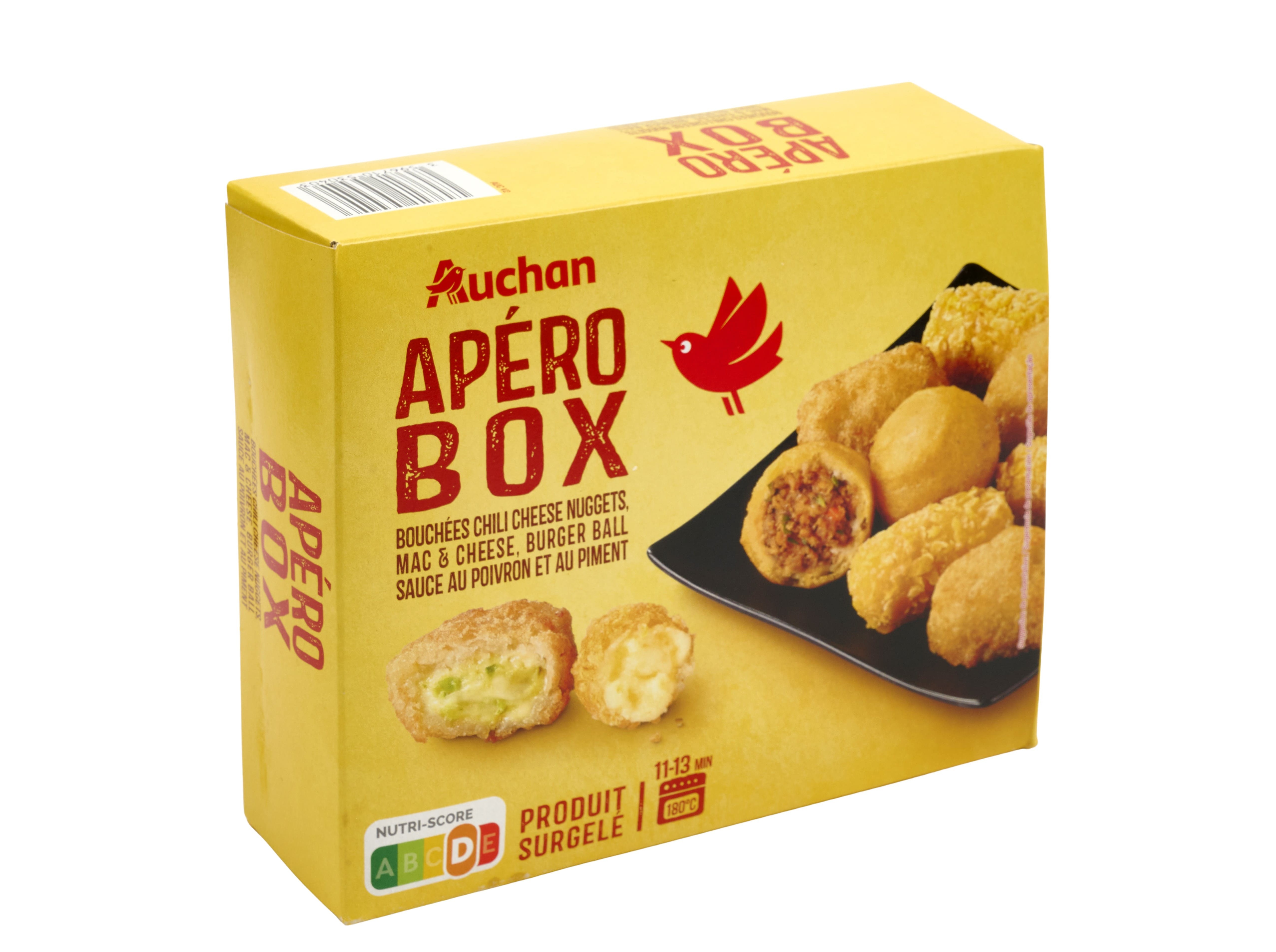 BOX DE APERITIVOS AUCHAN COM MOLHO 410G