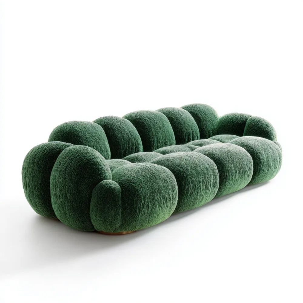 2-Sitzer-Sofa gepolstert 200x90x68 cm – Tiefgrün – Modernes Design