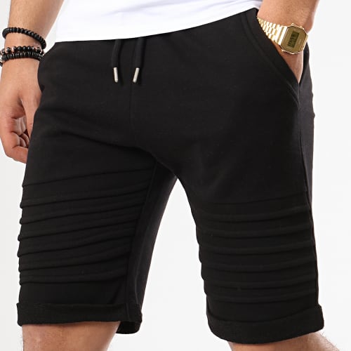 Short Jogging Avec Empiecements 651 Noir
