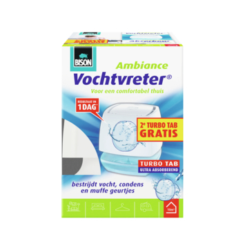Bison vochtvreter ambiance turbo tab 100 g (2e gratis)
