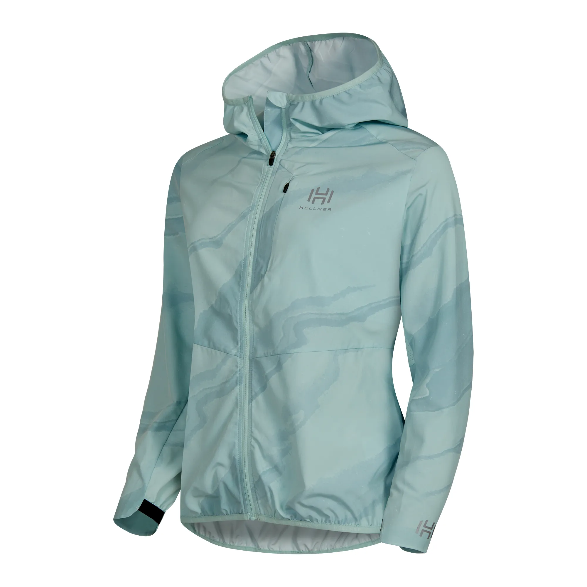 Hellner Women's Aras Running Jacket Blue Haze