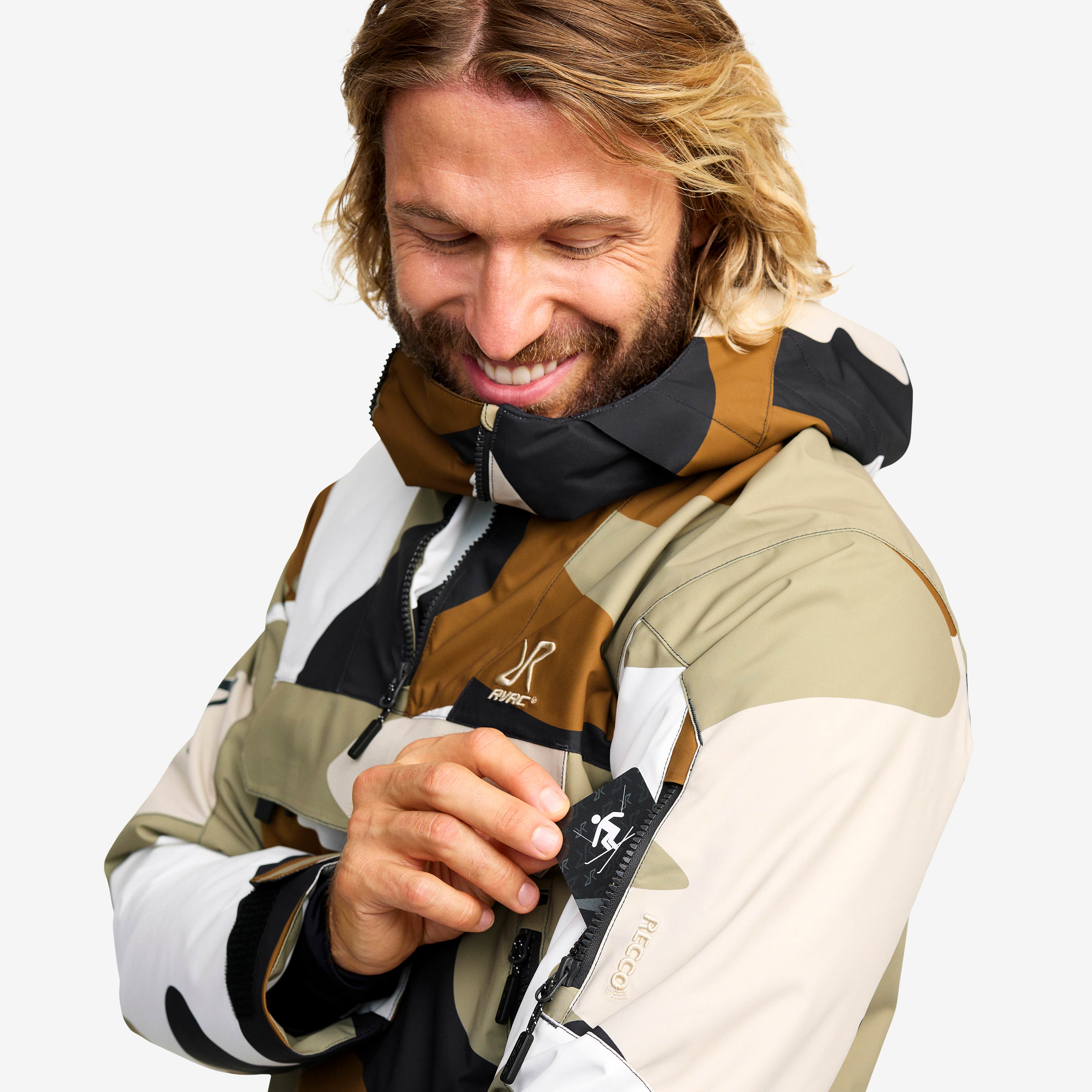 Halo 2L Insulated Ski Anorak Herre Anthracite/Rubber
