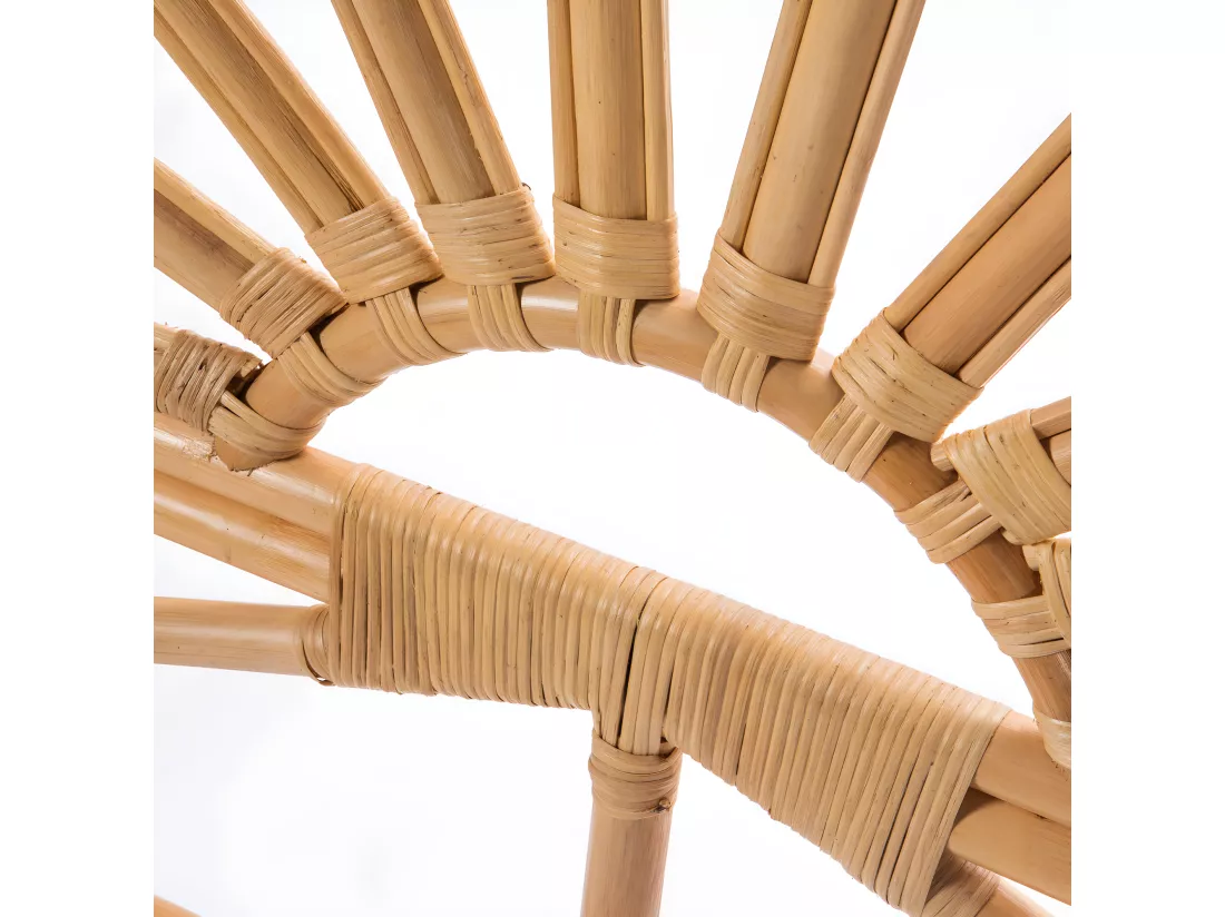 Singaraja - Tête de lit design en rotin 148cm - Naturel
