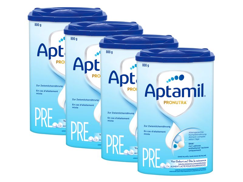 Aptamil Anfangsmilch Pronutra Pre 4x 800 g Säuglingsmilchnahrung