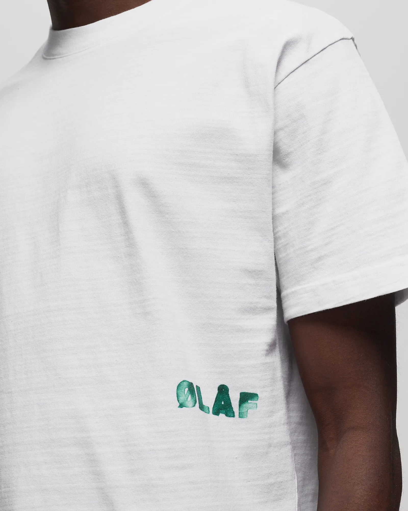 Camiseta ØLÅF com estampa aquarela e efeito slub