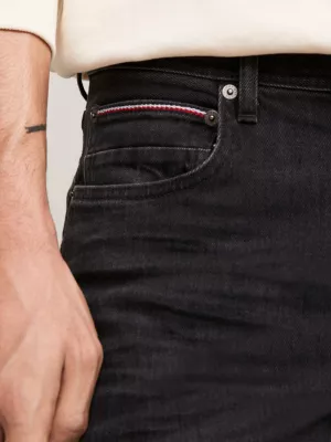 Calça jeans preta padrão Mercer