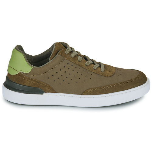 Clarks - COURTLITE TOR - Kaki / Blanc