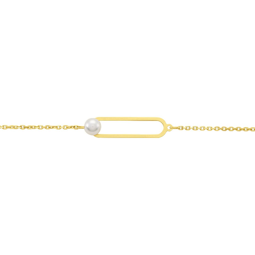 Bracelet Or Jaune Lucasta Perle De Culture