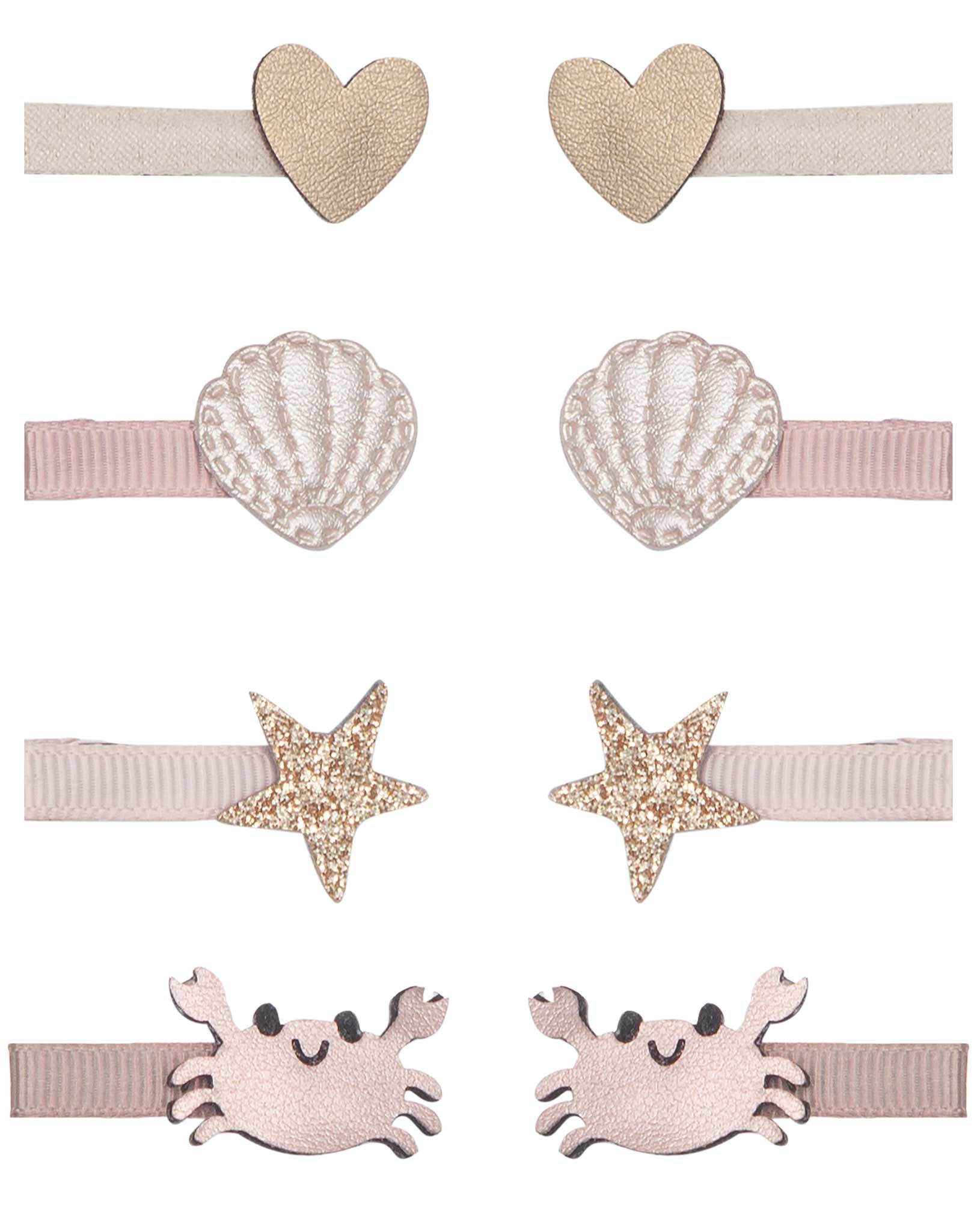 Haarspange CRAB MINI 8er-Set