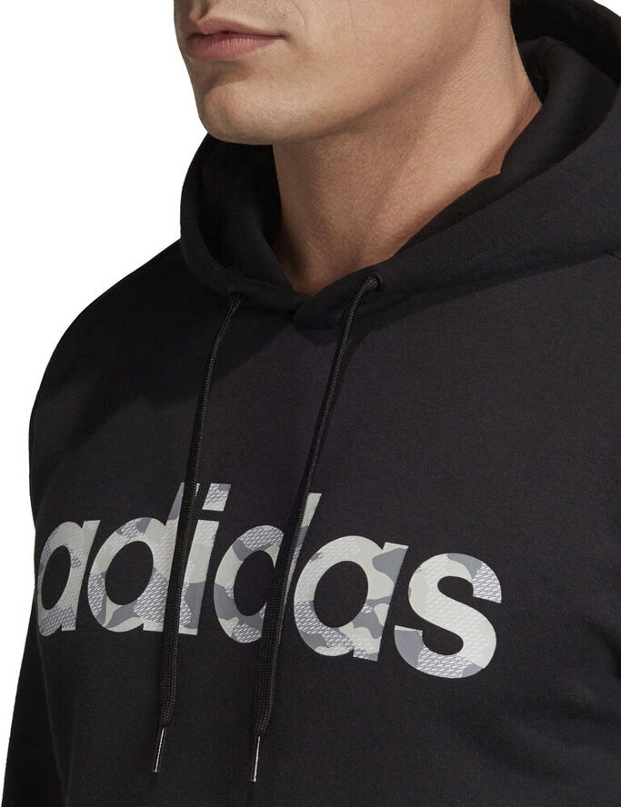 adidas Camo Linear Hættetrøje Sort