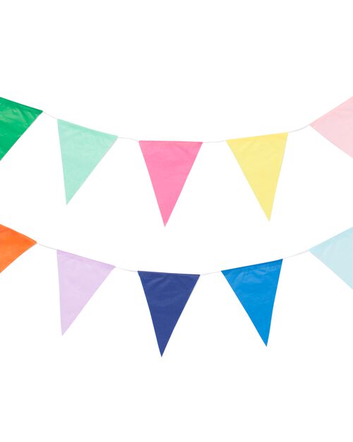 guirlande drapeaux en papier 10 m