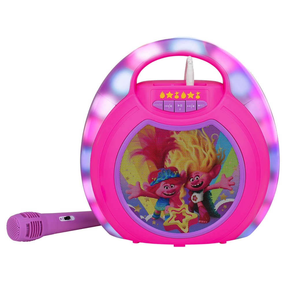 Trolls Karaoke-Maschine mit kabelgebundenem Mikrofon