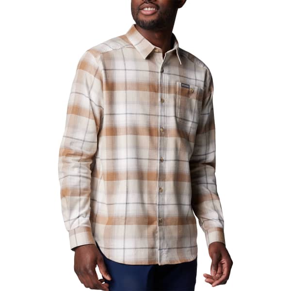 Chemise COLUMBIA CORNELL WOODS FLANNEL LONG SLEEVE SHIRT DARK STONE CLASSIC MULTI TARTAN