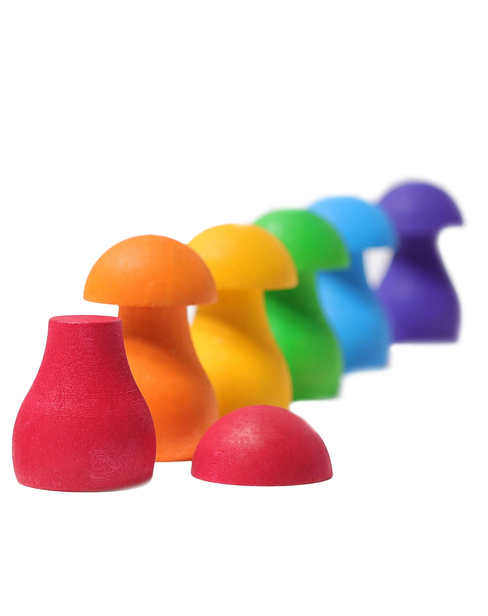 Figuren-Set REGENBOGENPILZE 12-teilig