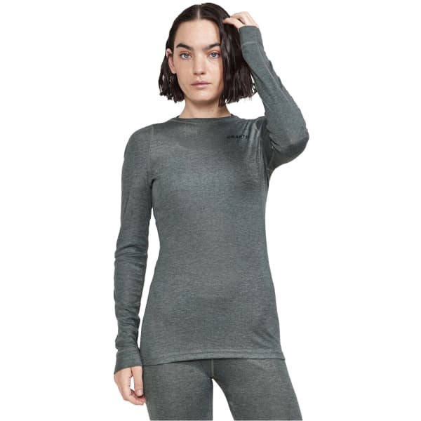 T-shirt thermique CRAFT CORE WOOL MERINO LS TEE W JUNIPER-MELANGE