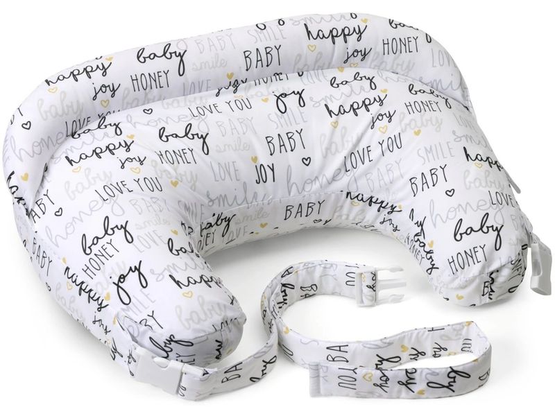 Boppy Stillkissen Deluxe Hello Baby Kissen für Seitenschlafen und Stillen