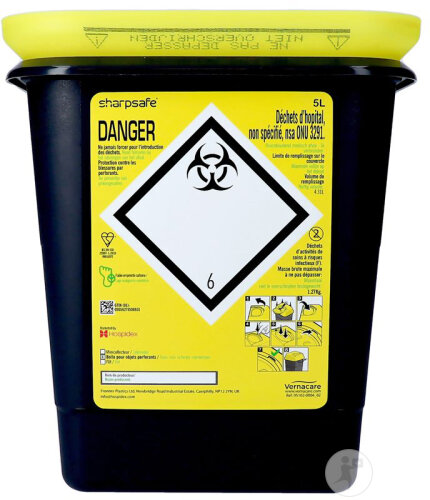 Sharpsafe Container Aiguilles 5l