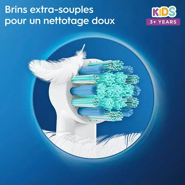 Cabeças de escova de substituição Oral-B Kids com personagens de Frozen (pacote com 3)