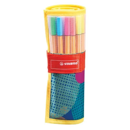 Fineliner - STABILO point 88 - 25er Rollerset als Individual. Just like you Edition - mit 25 verschiedenen Farben