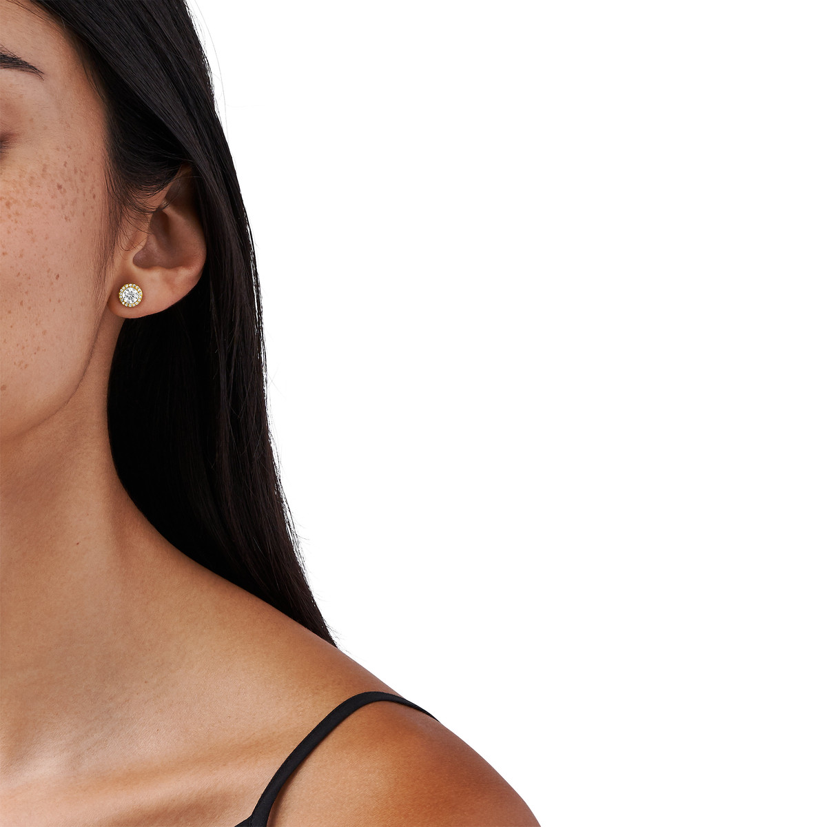 Boucles d'oreilles MICHAEL KORS argent 925 doré zirconias
