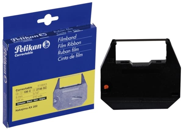 Pelikan - Svart - 8 mm x 195 m - skriverbånd