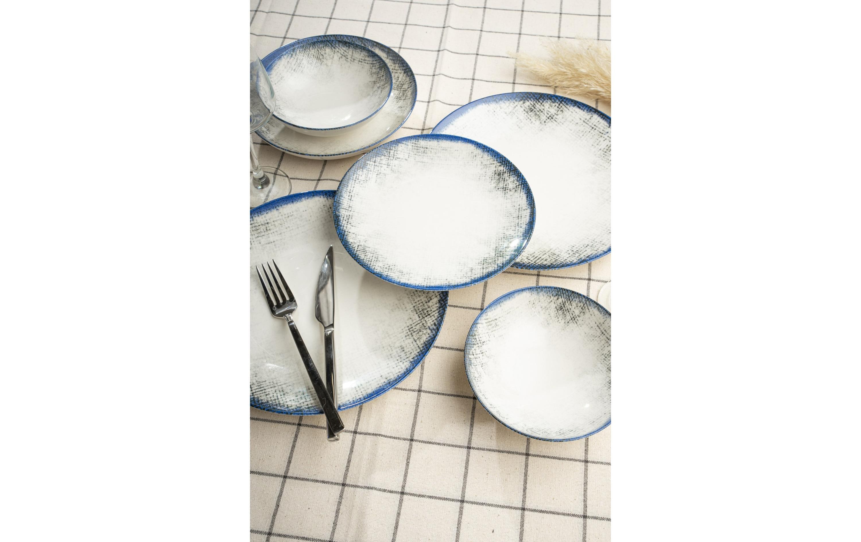Geschirr-Set Mehrfarbig<br>Tafelservice (24 Stück)