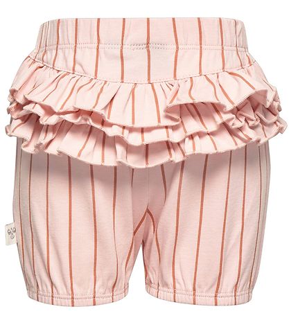 Hummel Shorts - HMLFrannie - Rosa m. Streifen
