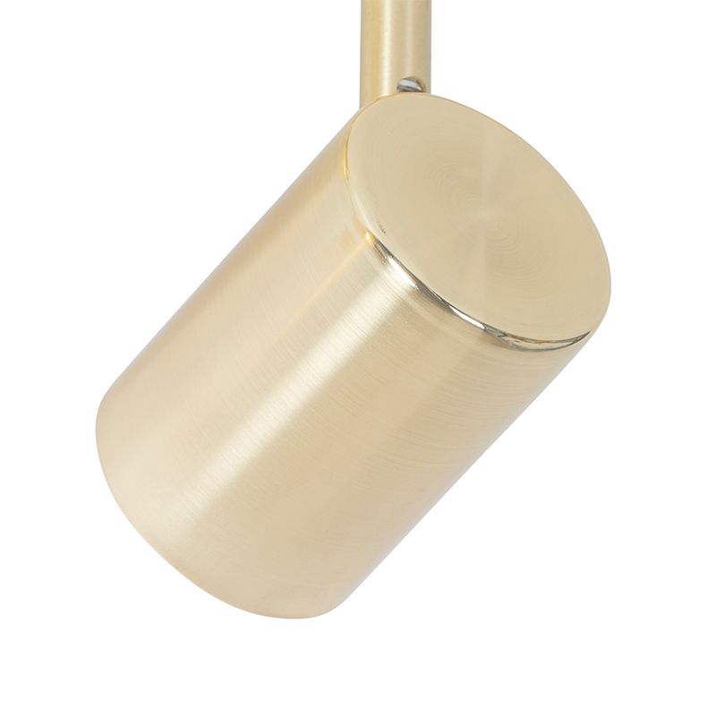 Moderne plafondlamp messing 2-lichts verstelbaar - Jeana