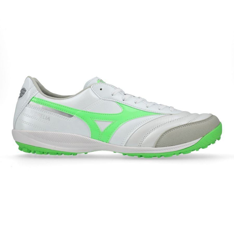 Mizuno Morelia Sala Elite TF Frontier - Blanc/Vert Néon/Argent