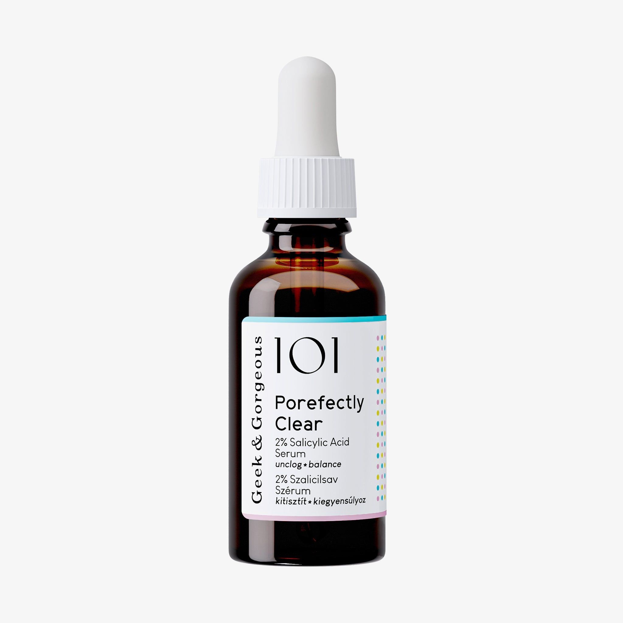 Geek & Gorgeous Porefectly Clear Serum mit 2% Salicylsäure, für Mischhaut & fettige Haut, 30 ml