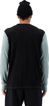 YOTEI Herren-Merino-Langarmshirt  dewcinderblack  L