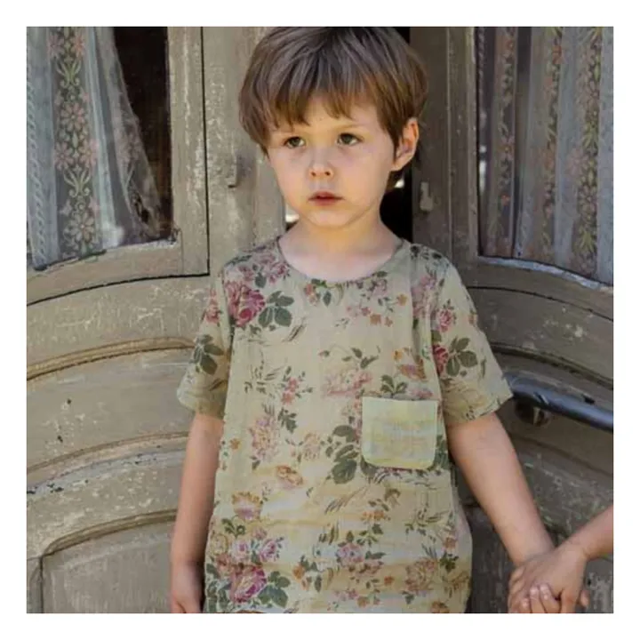 Lilinoa T-Shirt Timo Fleuri | Vert