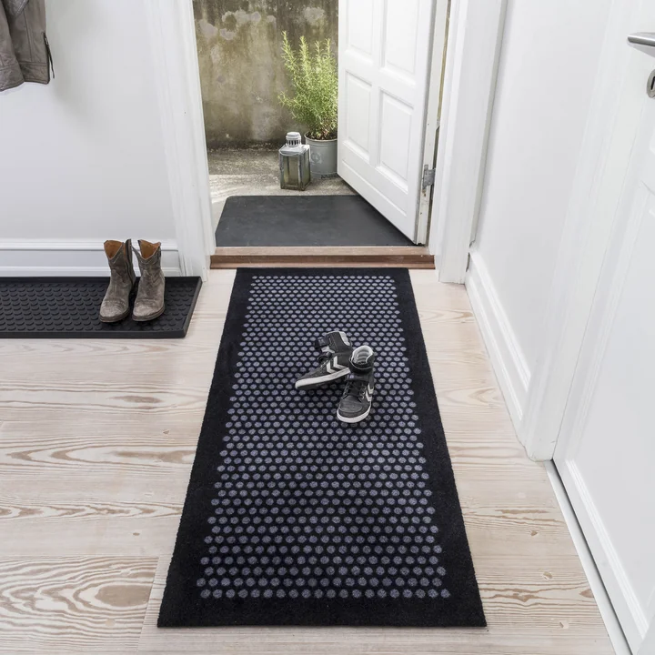 tica copenhagen - Dot Fussmatte 40 x 60 cm, grau