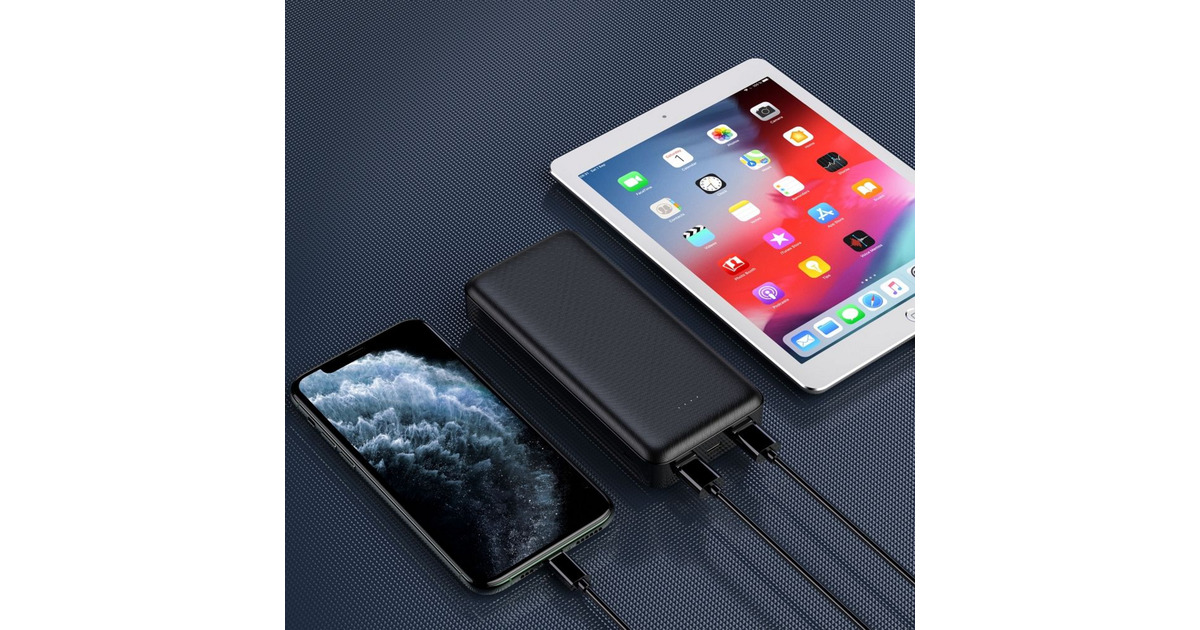 VEGERA20 powerbank 20.000 mAh  (Zwart)