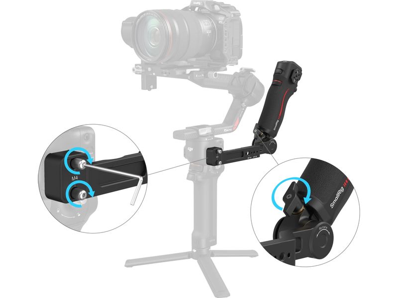 Smallrig Griff Focus Control Sling Handle DJI RS Fokussiergriff für die DJI RS-Serie