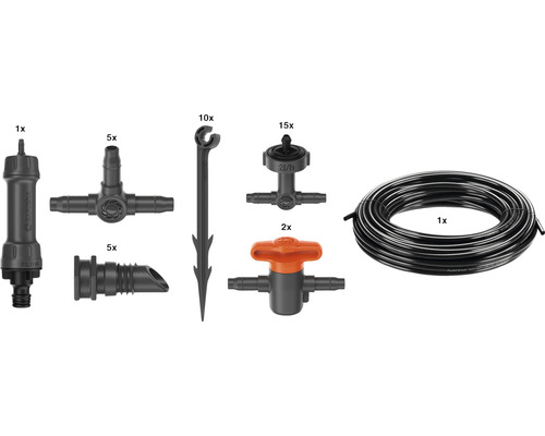 GARDENA Micro-Drip Startset Balkonbewateringsset (voor maximaal 15 potplanten)