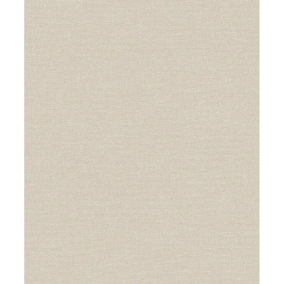 Dutch Wallcoverings Vliesbehang Linen & Textures uni - beige - 10,05m x 53cm