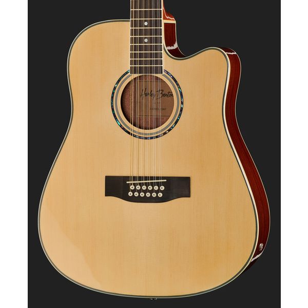 Harley Benton D-200CE-12NT w/Bag
