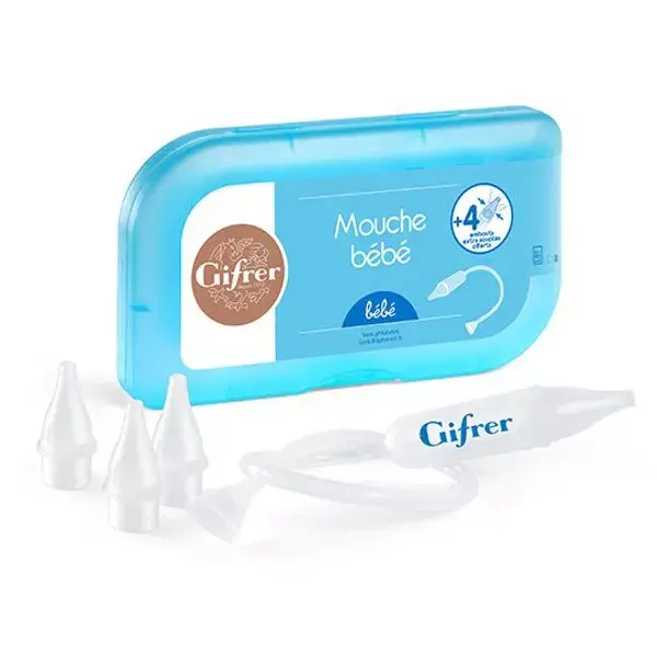 Aspirador Nasal Gifrer Baby + 4 Bicos Grátis
