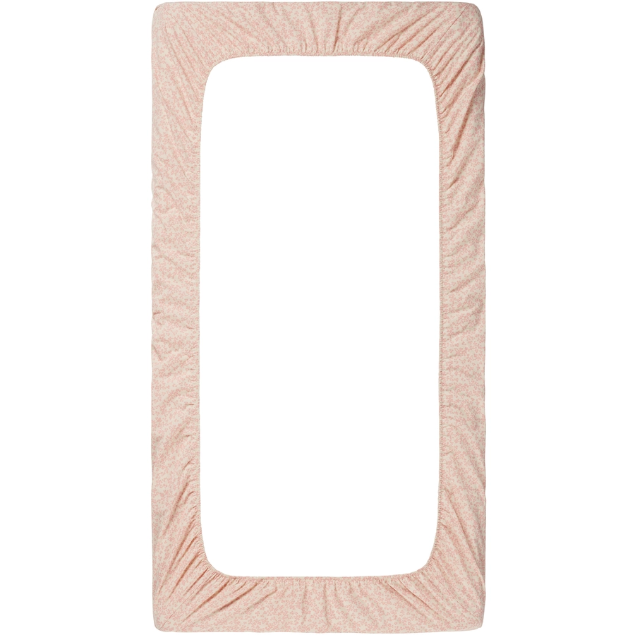 Noppies Spannbetttuch für das Bettchen Botanical Misty Rose