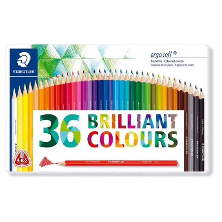 STAEDTLER® ergosoft Buntstifte in 36er Metalletui