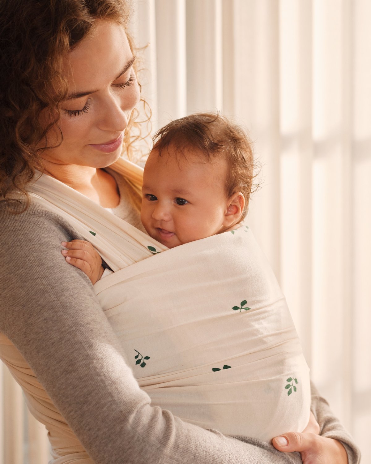 Bæresjal Nyfødt – Økologisk | Baby Wrap