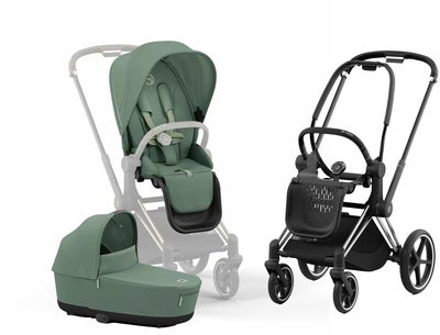 Cybex Priam Duovogn, Peach Pink/Chrome Black